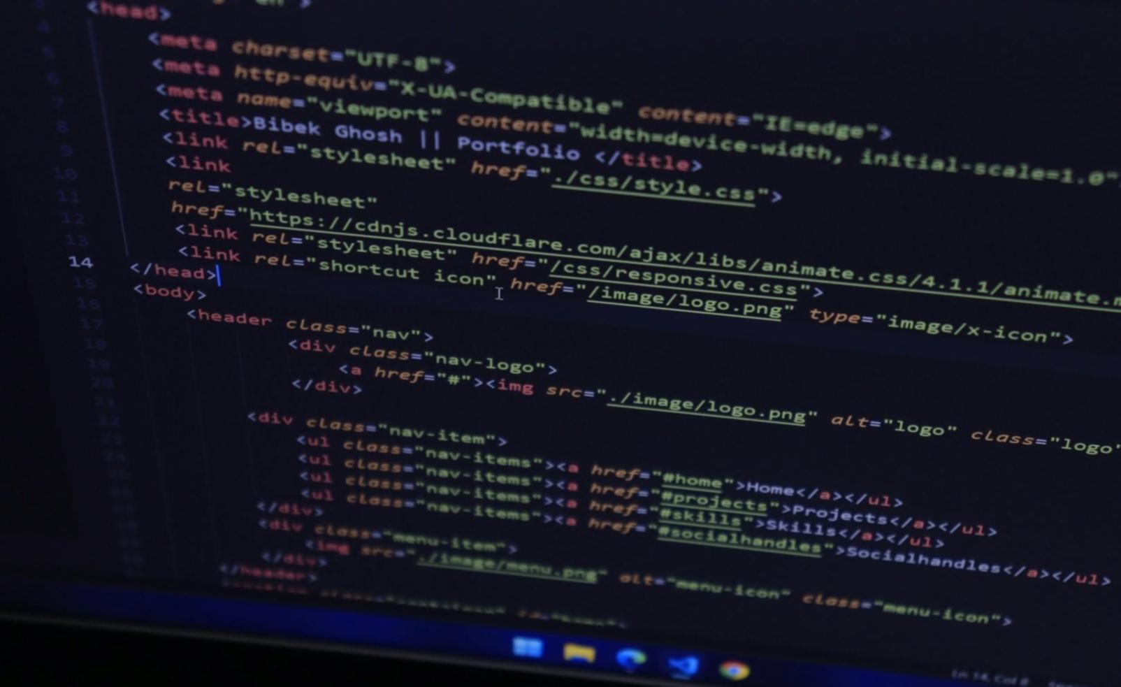 Modern office setup with blockchain development tools and documentation spread across desks